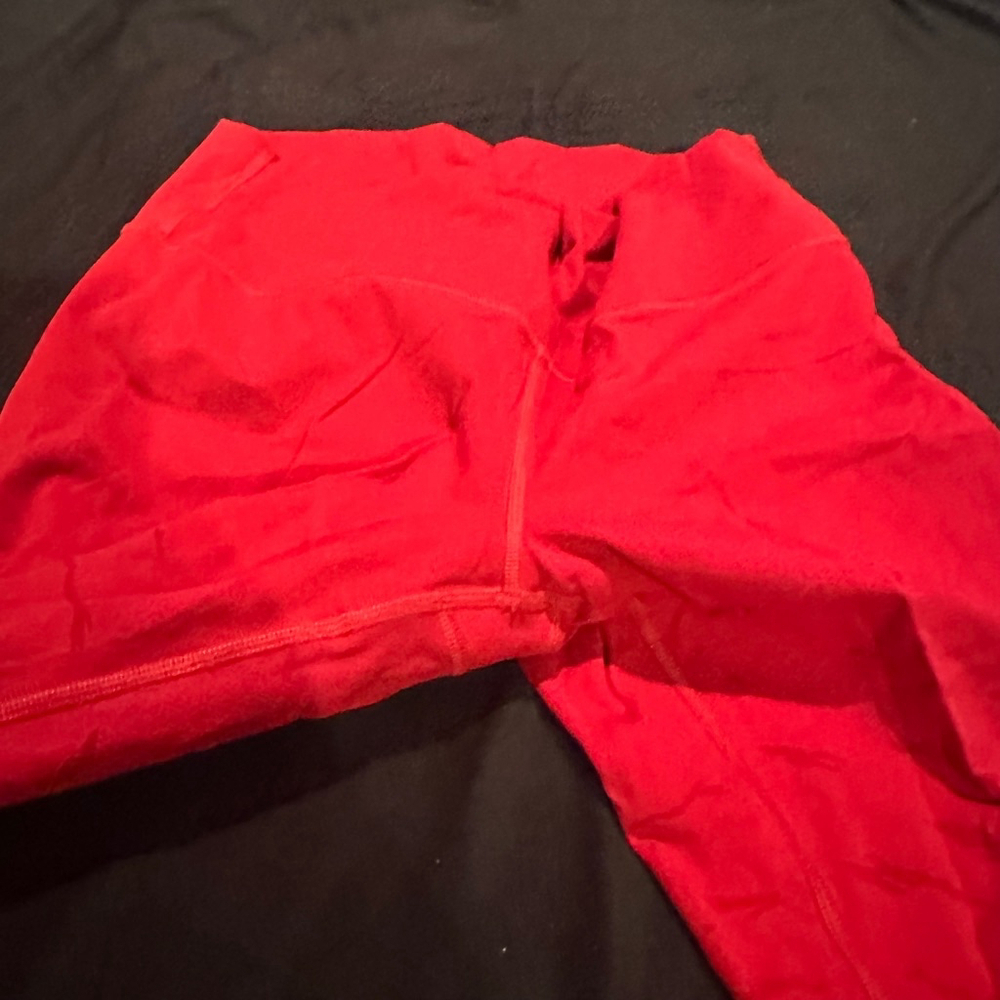 Lululemon Red Tiger Lunar New Year limited edition Wunder Under high waist 25" - Picture 5 of 6